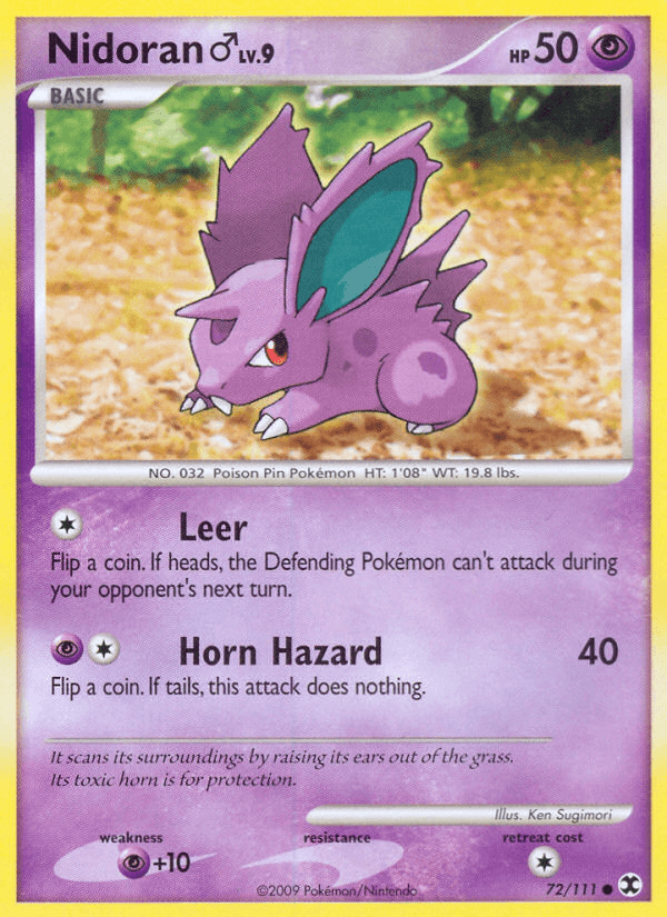 Nidoran ♂, kortbilde fra pokemontcg.io