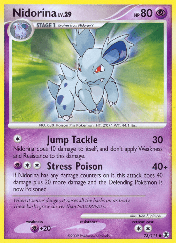 Nidorina, kortbilde fra pokemontcg.io