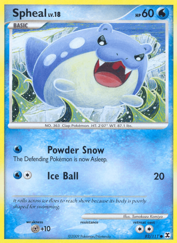 Spheal, kortbilde fra pokemontcg.io