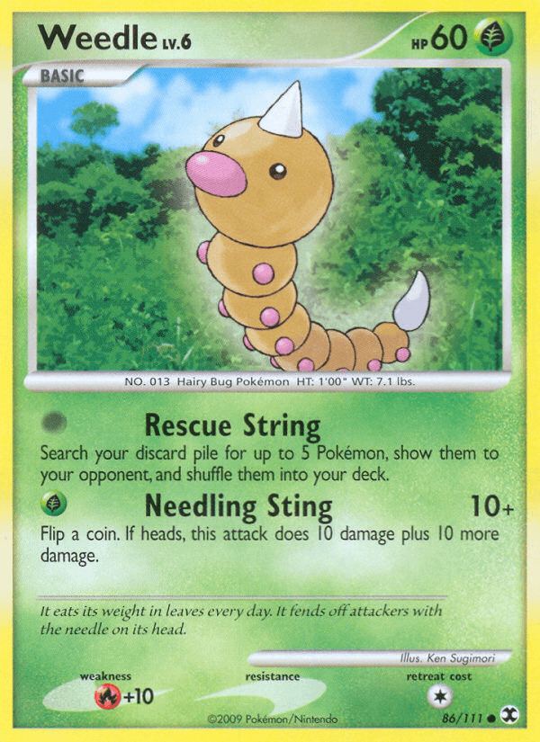 Weedle, kortbilde fra pokemontcg.io
