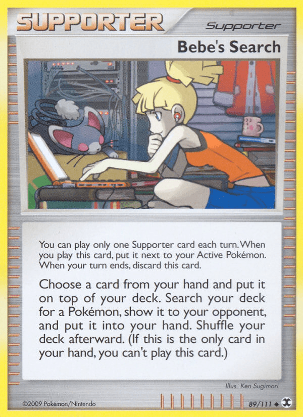 Bebe's Search, kortbilde fra pokemontcg.io