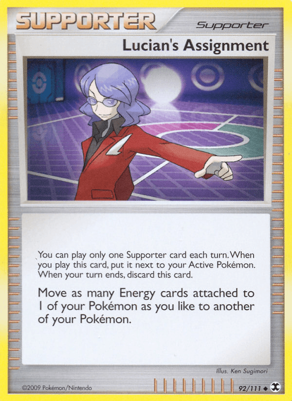 Lucian's Assignment, kortbilde fra pokemontcg.io