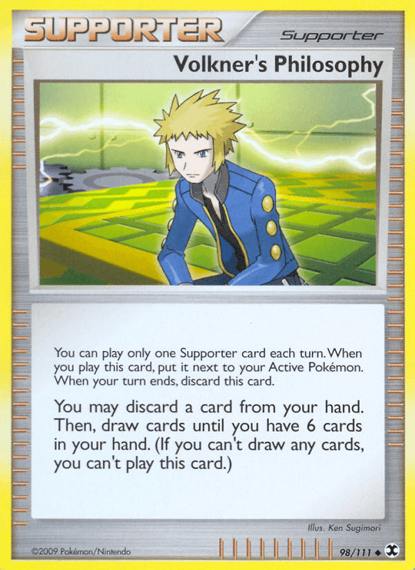 Volkner's Philosophy, kortbilde fra pokemontcg.io