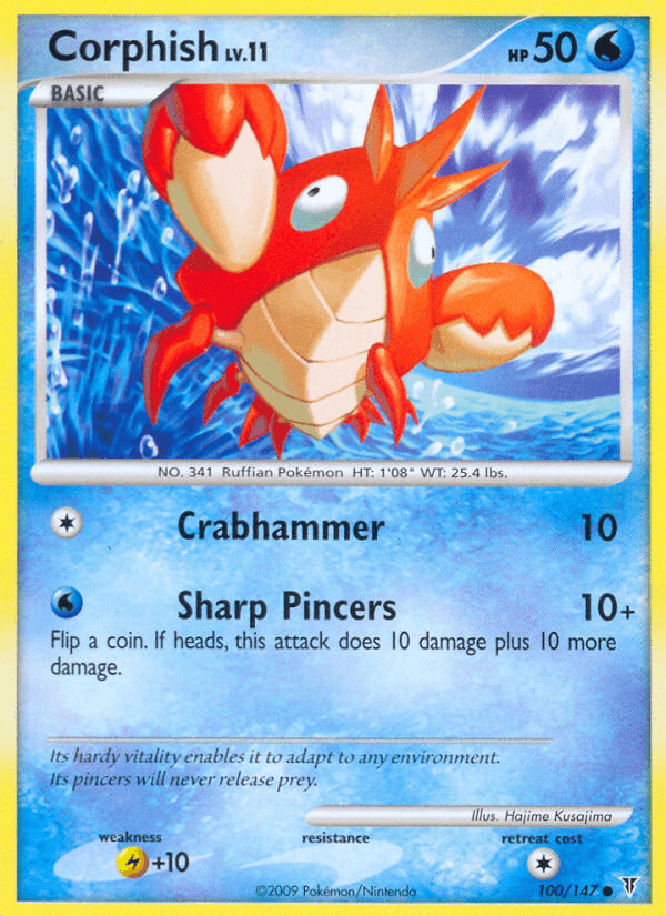 Corphish, kortbilde fra pokemontcg.io
