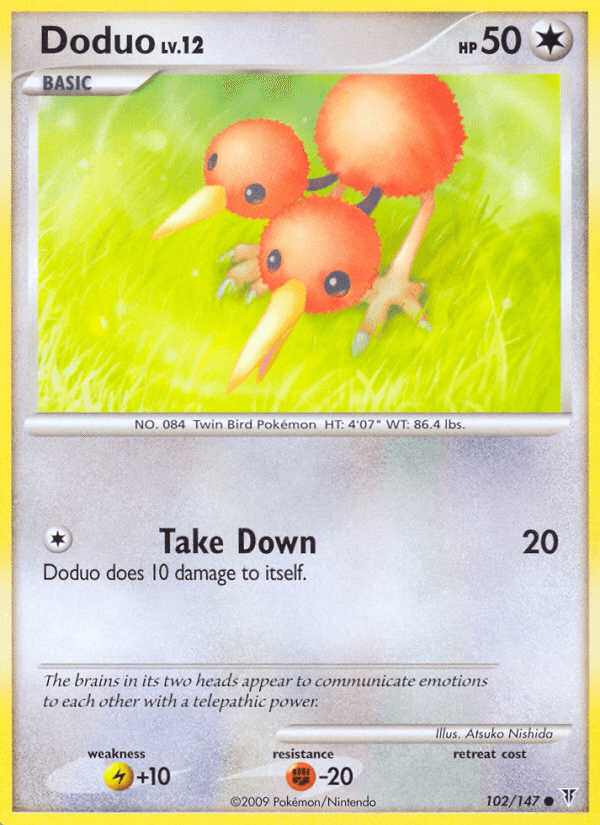 Doduo, kortbilde fra pokemontcg.io