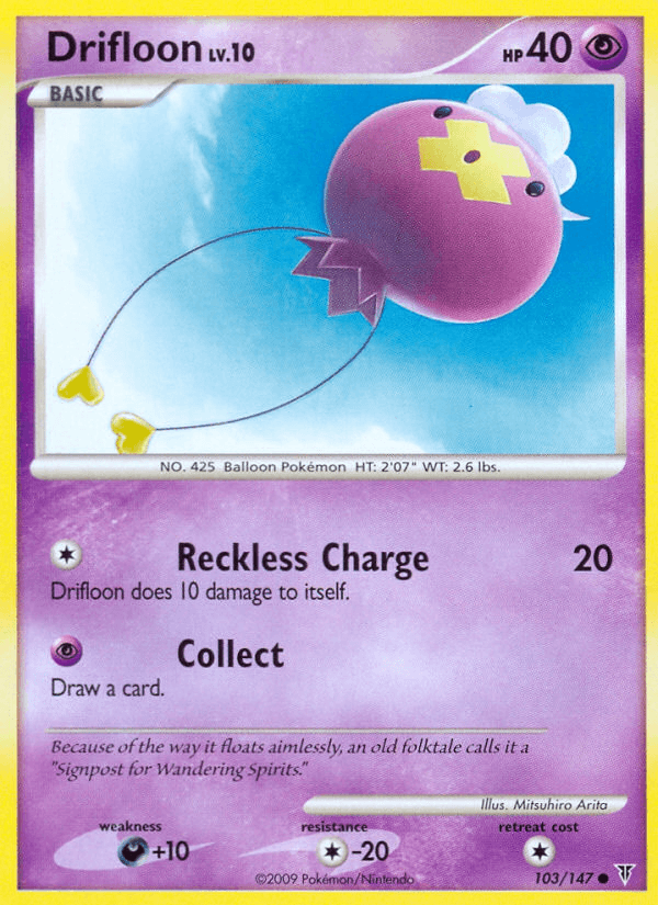 Drifloon, kortbilde fra pokemontcg.io