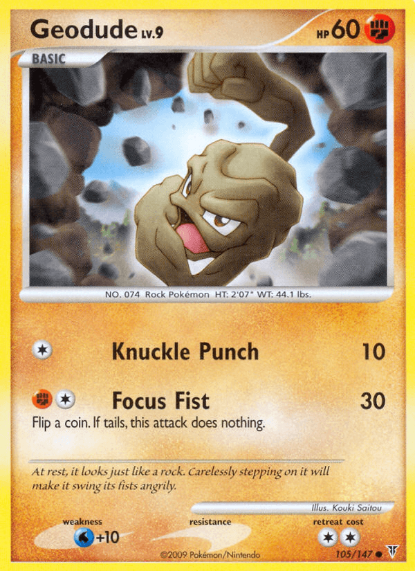 Geodude, kortbilde fra pokemontcg.io