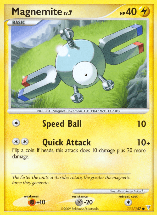 Magnemite, kortbilde fra pokemontcg.io