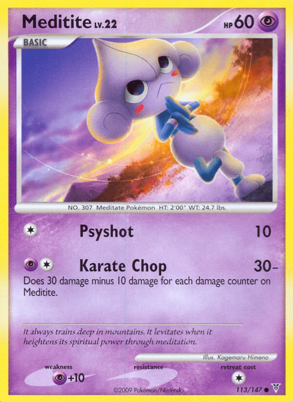 Meditite, kortbilde fra pokemontcg.io