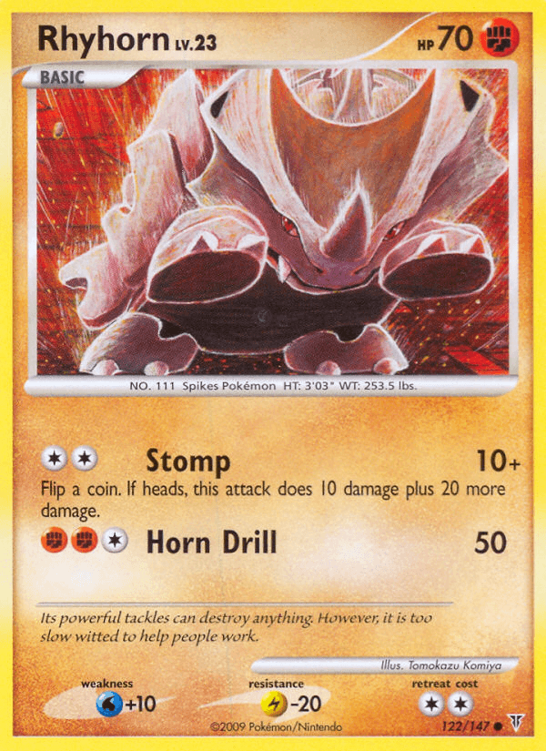 Rhyhorn, kortbilde fra pokemontcg.io