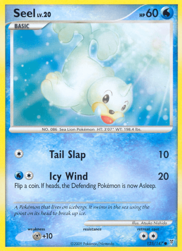 Seel, kortbilde fra pokemontcg.io