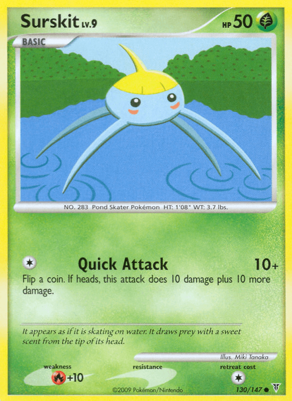 Surskit, kortbilde fra pokemontcg.io