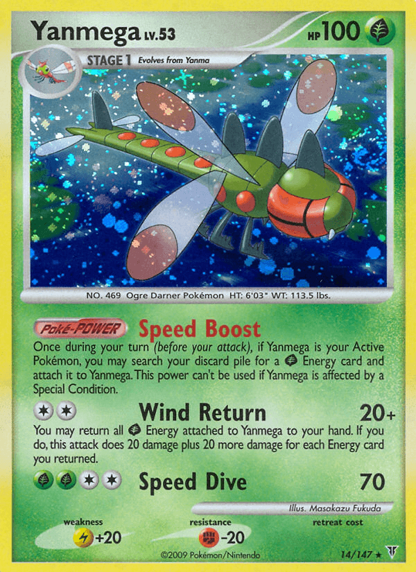 Yanmega, kortbilde fra pokemontcg.io