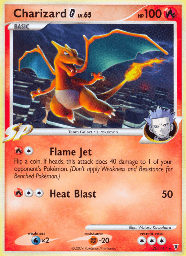 Charizard G, kortbilde fra pokemontcg.io