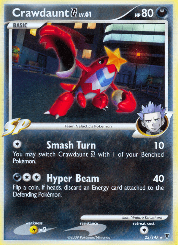 Crawdaunt G, kortbilde fra pokemontcg.io