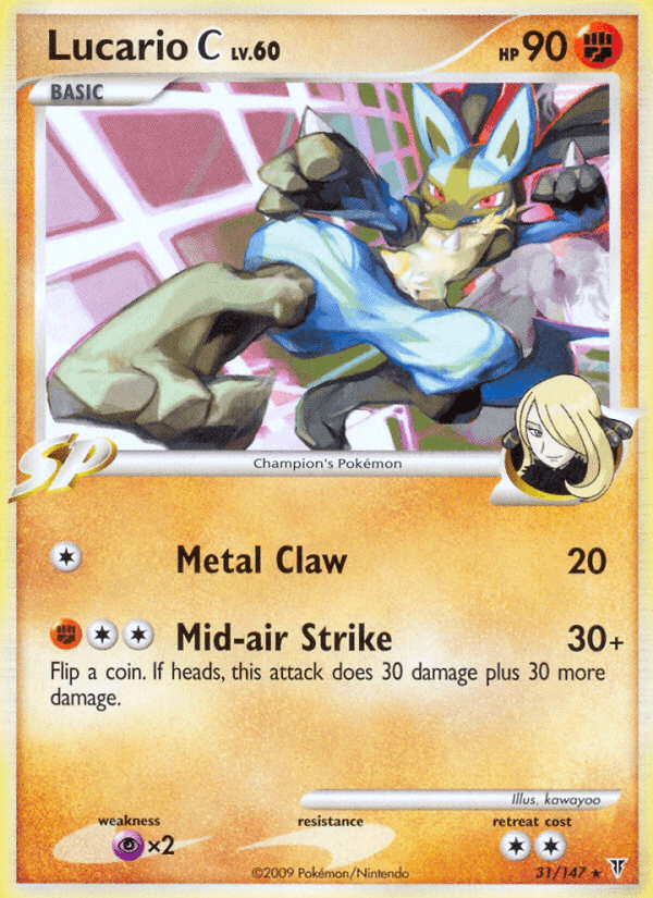 Lucario C, kortbilde fra pokemontcg.io