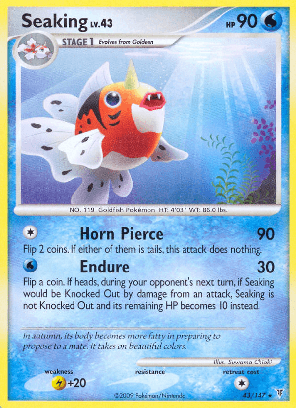 Seaking, kortbilde fra pokemontcg.io