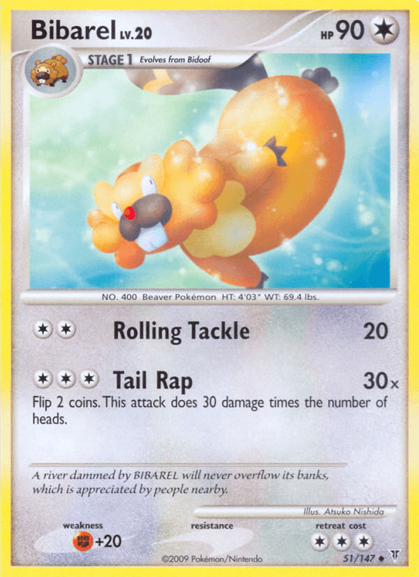Bibarel, kortbilde fra pokemontcg.io