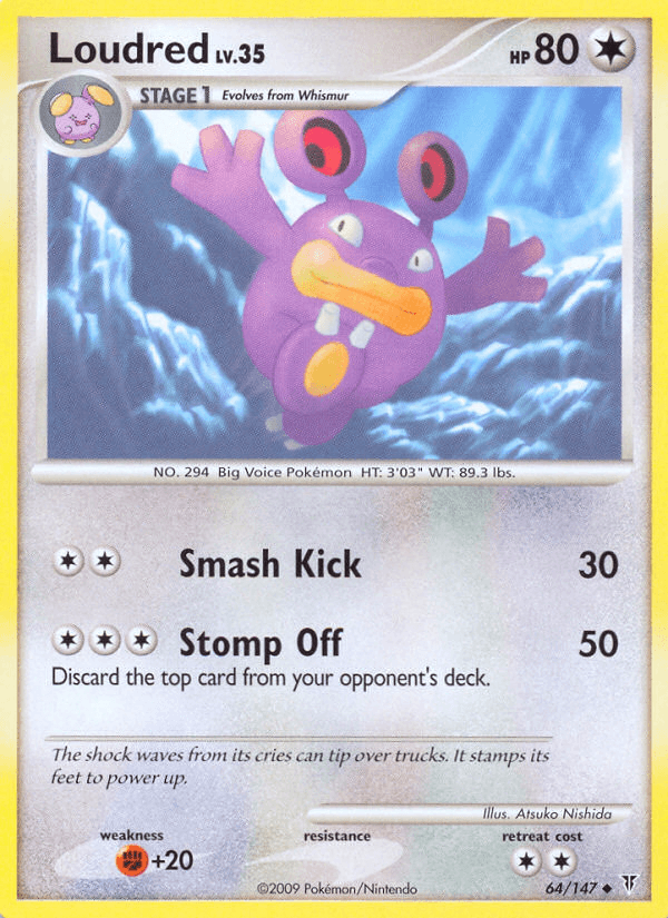 Loudred, kortbilde fra pokemontcg.io