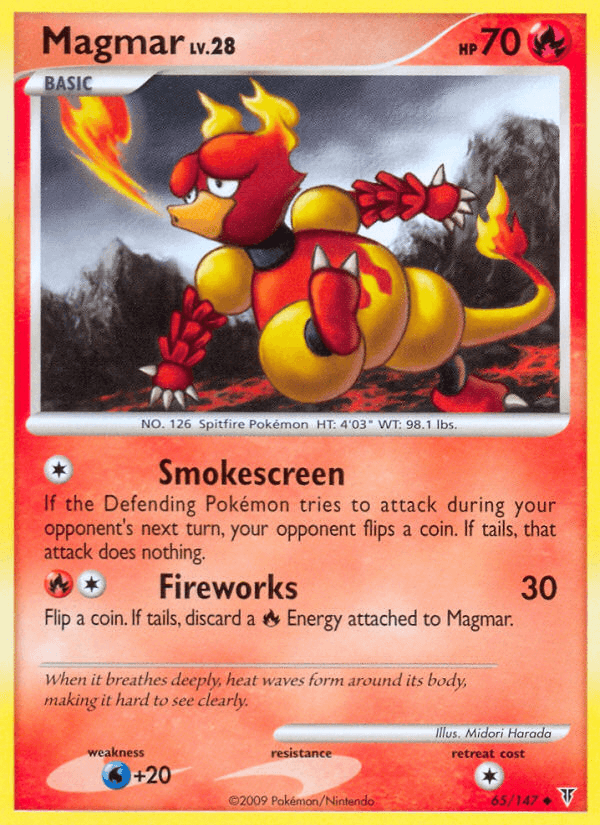 Magmar, kortbilde fra pokemontcg.io