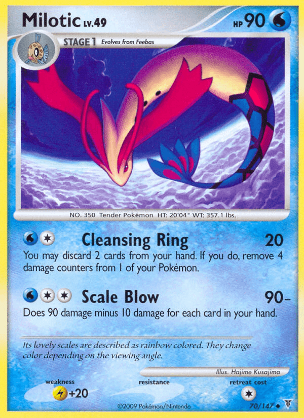 Milotic, kortbilde fra pokemontcg.io