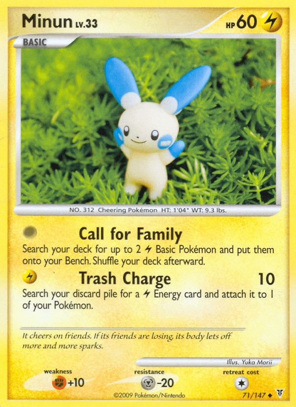 Minun, kortbilde fra pokemontcg.io