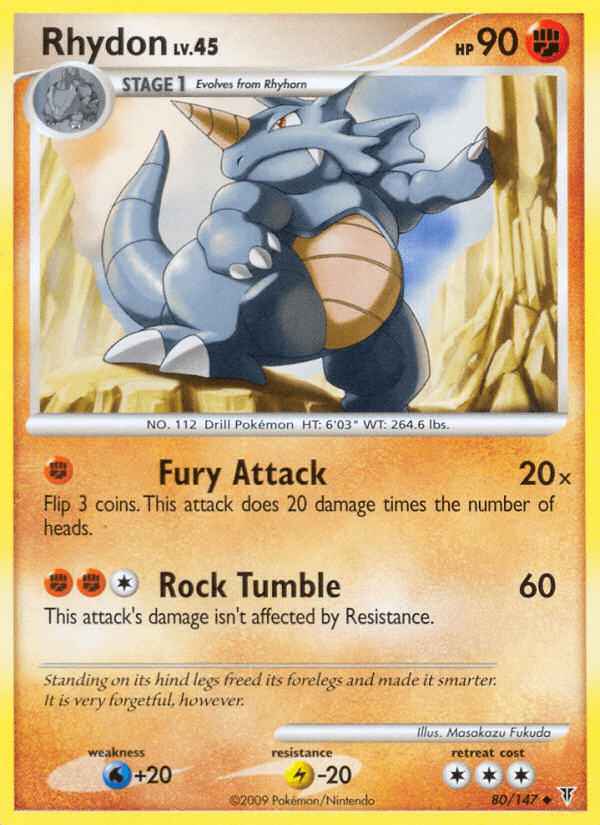 Rhydon, kortbilde fra pokemontcg.io