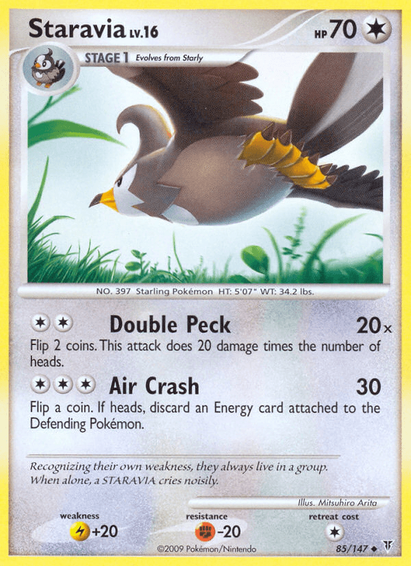 Staravia, kortbilde fra pokemontcg.io