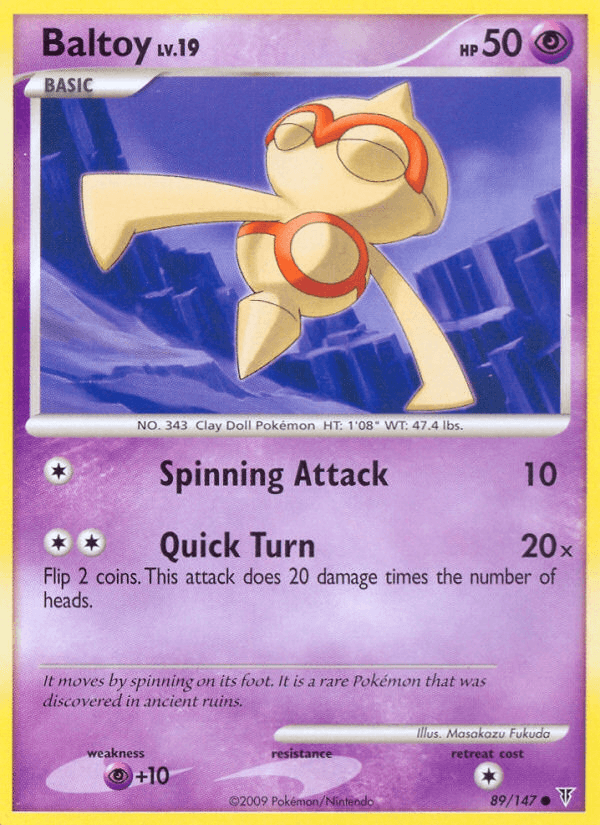 Baltoy, kortbilde fra pokemontcg.io