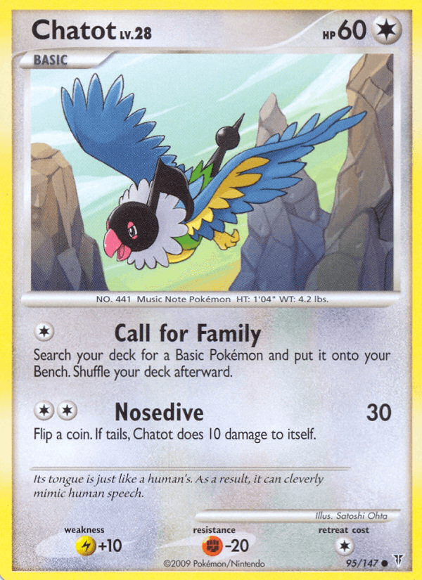Chatot, kortbilde fra pokemontcg.io
