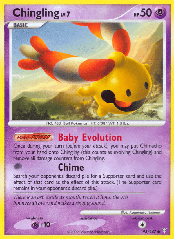 Chingling, kortbilde fra pokemontcg.io