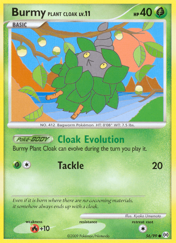 Burmy Plant Cloak, kortbilde fra pokemontcg.io