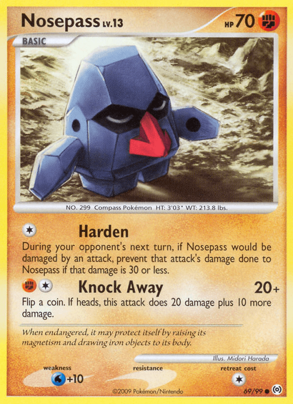 Nosepass, kortbilde fra pokemontcg.io