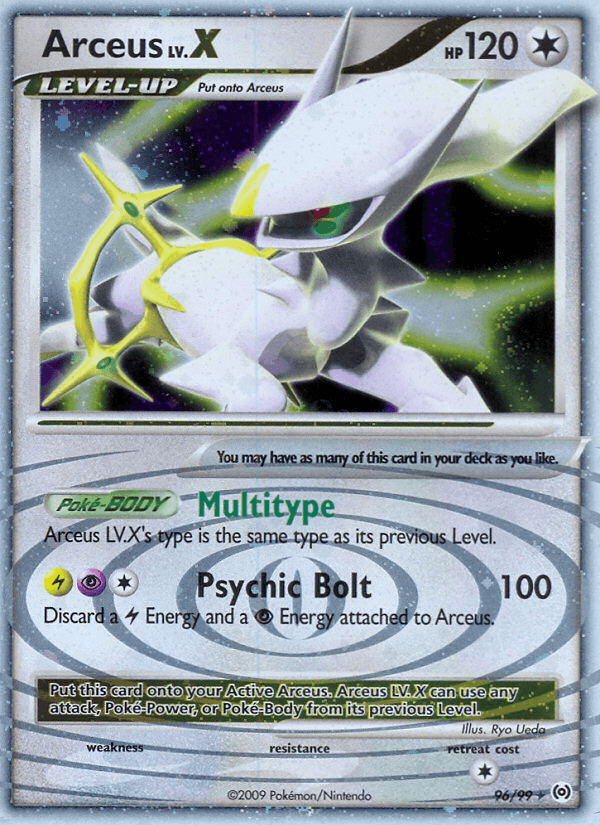 Arceus LV.X, kortbilde fra pokemontcg.io