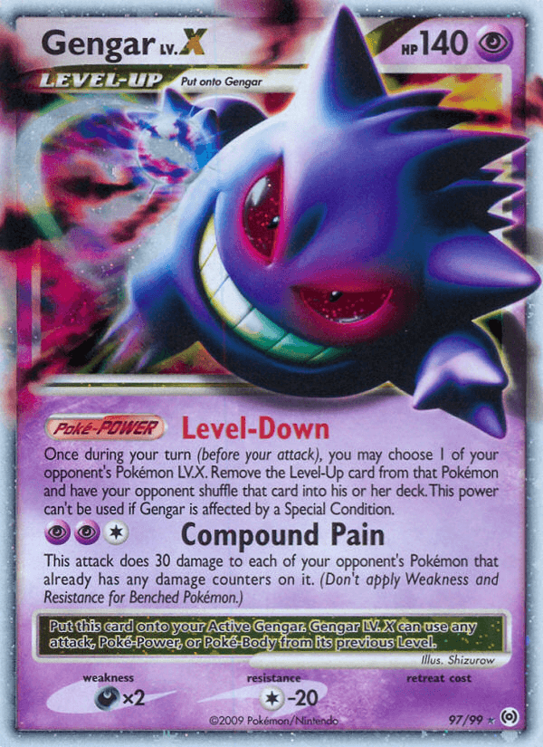 Gengar LV.X, kortbilde fra pokemontcg.io