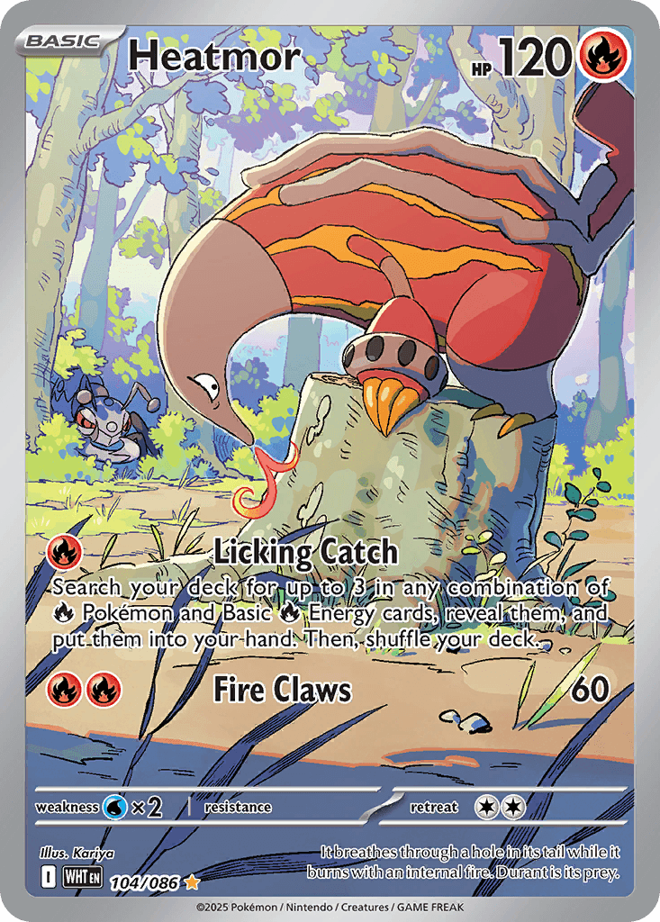 Heatmor, kortbilde fra pokemontcg.io