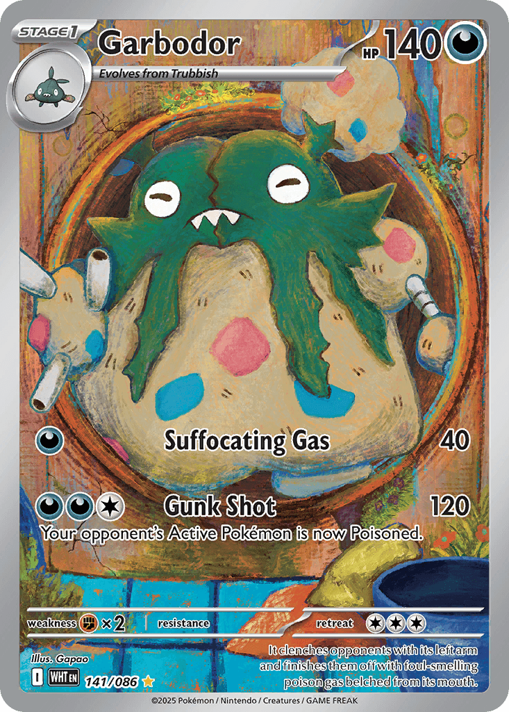 Garbodor, kortbilde fra pokemontcg.io