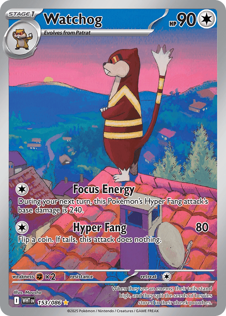 Watchog, kortbilde fra pokemontcg.io