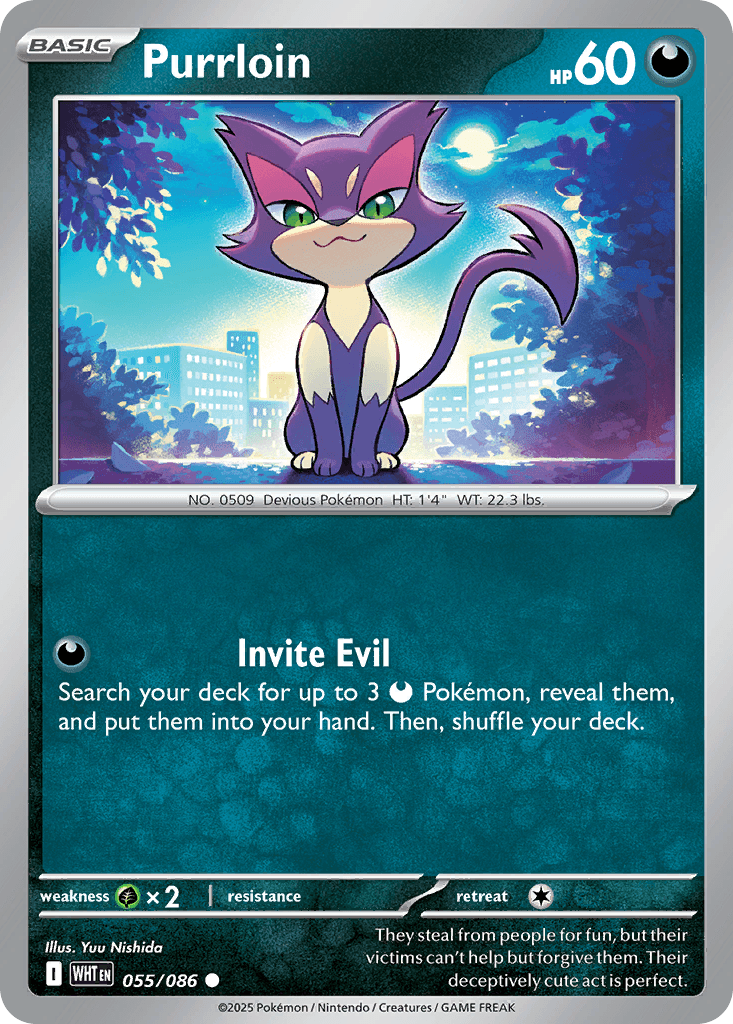Purrloin, kortbilde fra pokemontcg.io