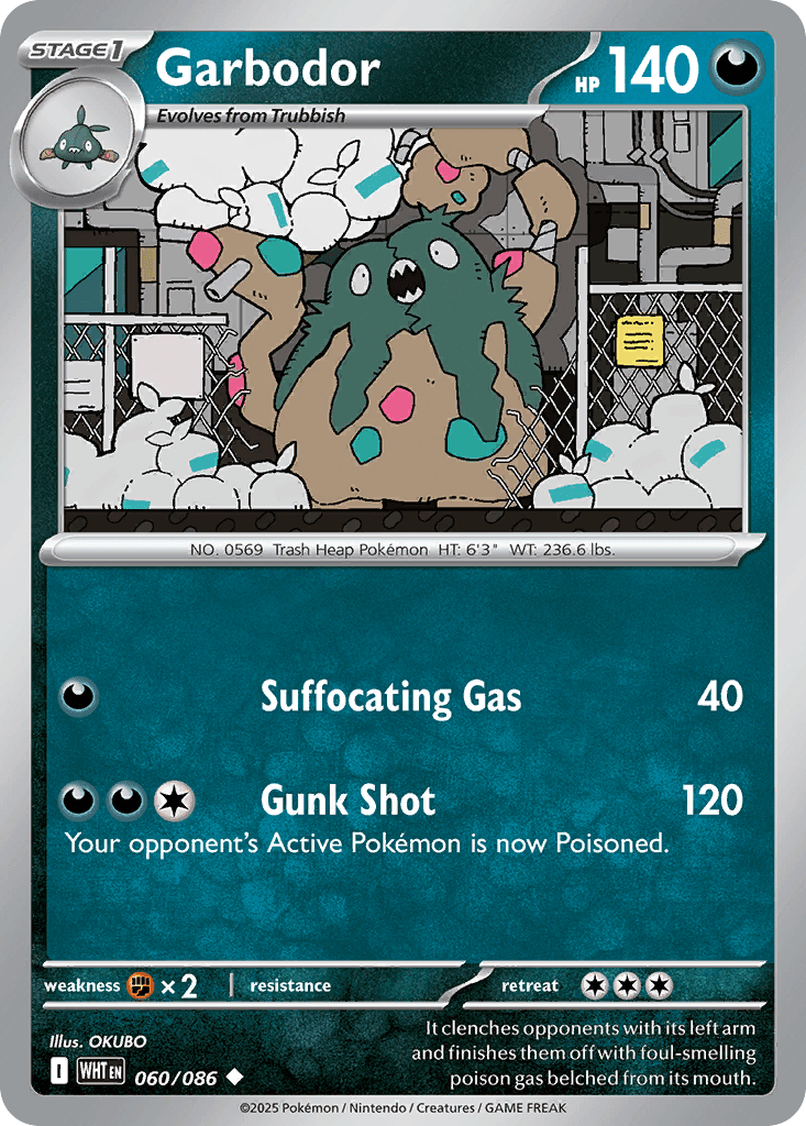 Garbodor, kortbilde fra pokemontcg.io