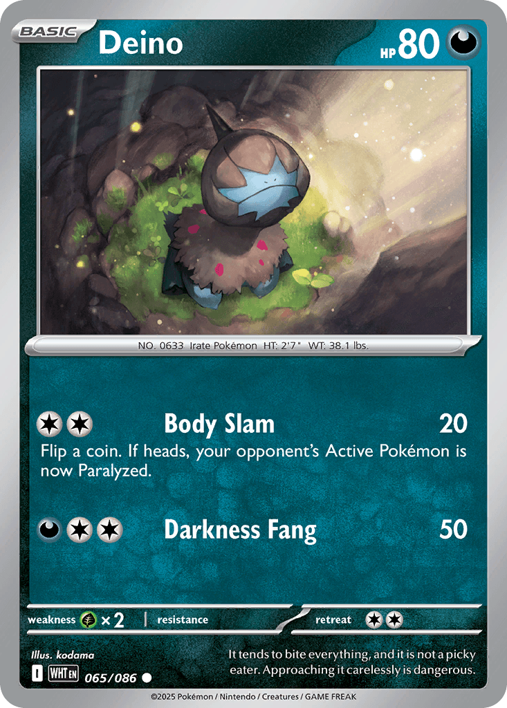 Deino, kortbilde fra pokemontcg.io