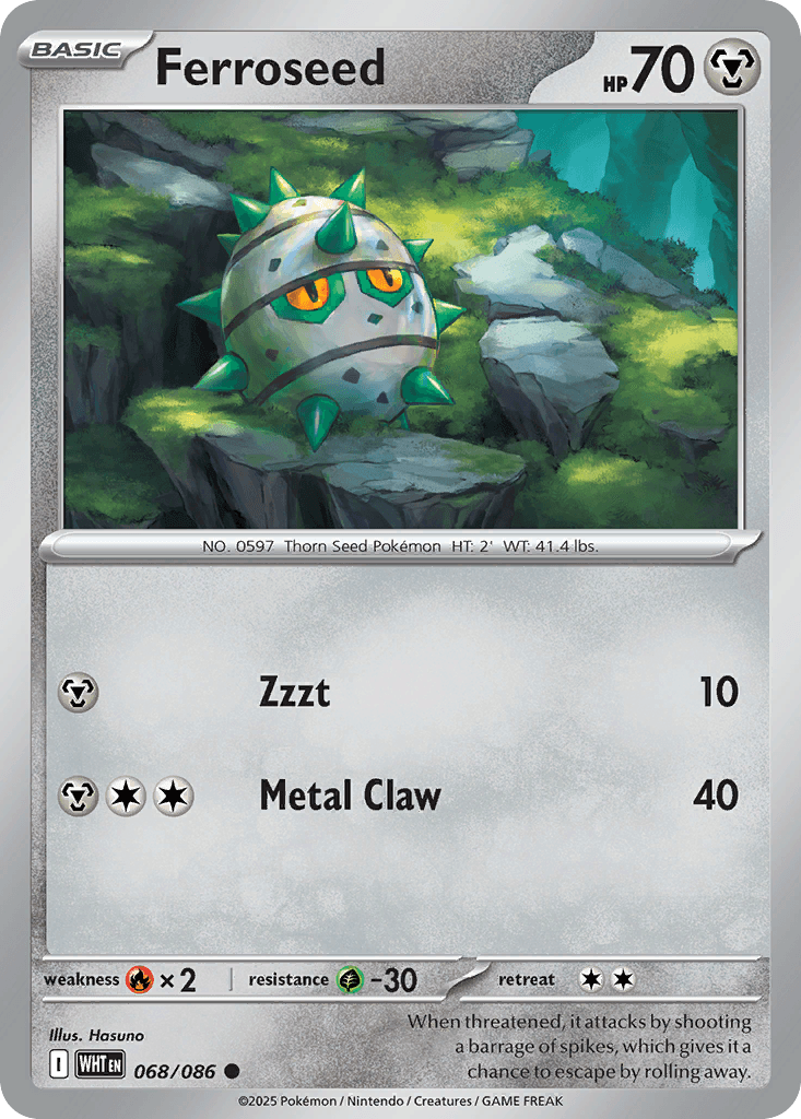 Ferroseed, kortbilde fra pokemontcg.io