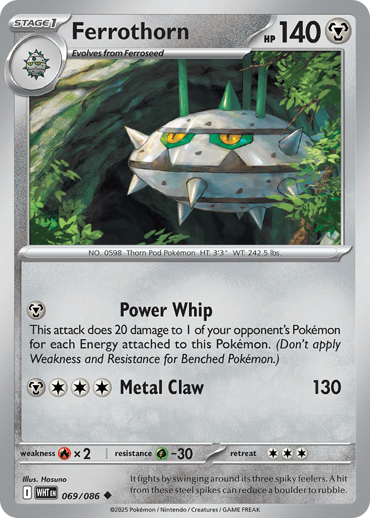 Ferrothorn, kortbilde fra pokemontcg.io