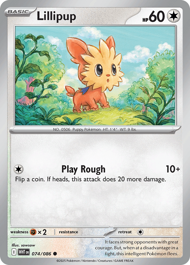Lillipup, kortbilde fra pokemontcg.io