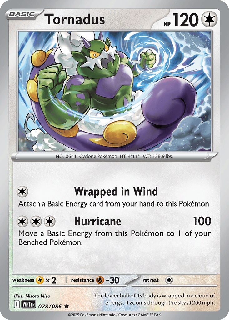 Tornadus, kortbilde fra pokemontcg.io