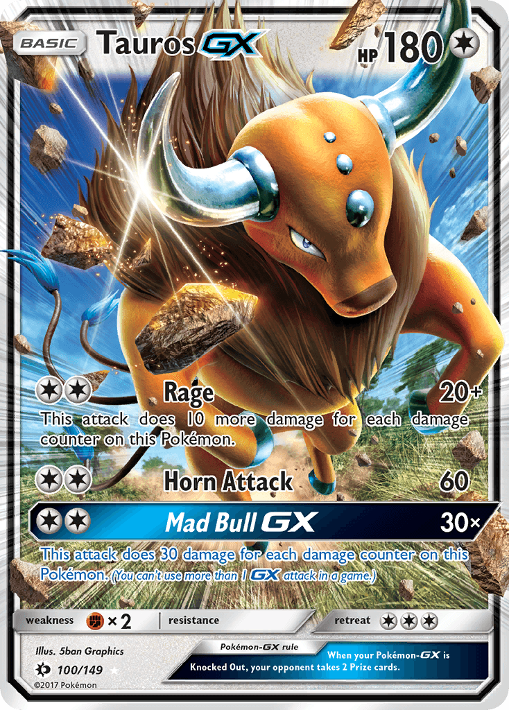 Tauros-GX, kortbilde fra pokemontcg.io