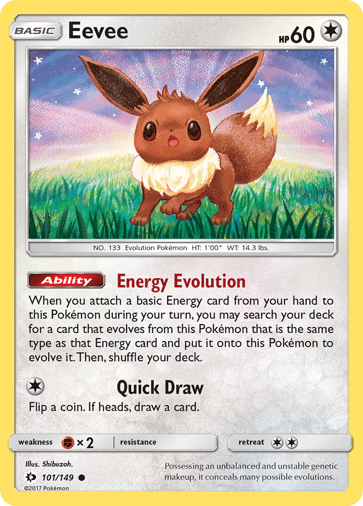Eevee, kortbilde fra pokemontcg.io