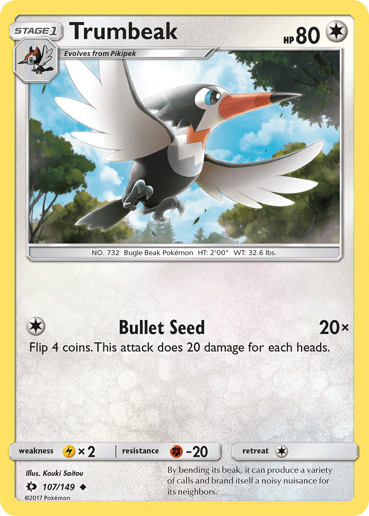 Trumbeak, kortbilde fra pokemontcg.io