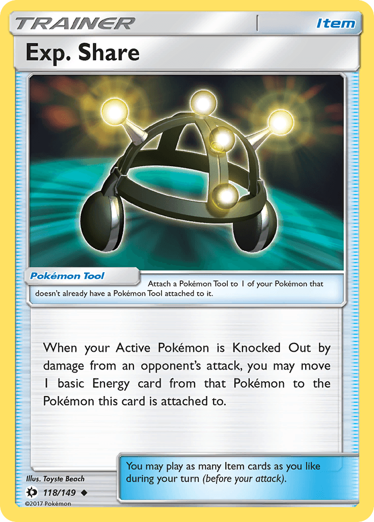 Exp. Share, kortbilde fra pokemontcg.io