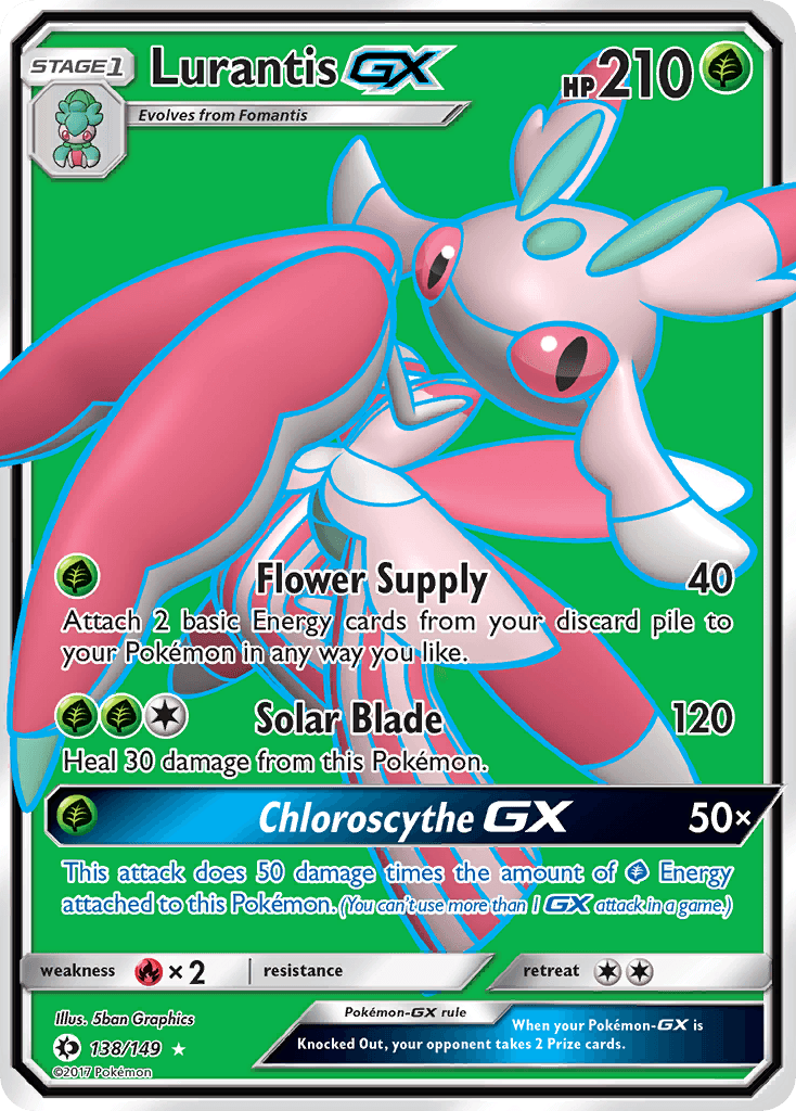 Lurantis-GX, kortbilde fra pokemontcg.io